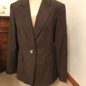TAHARI blazer jacket, brown.  Size 10